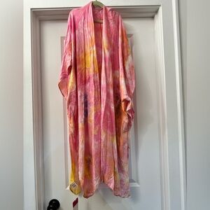 Colorful Tie-Dye Kimono